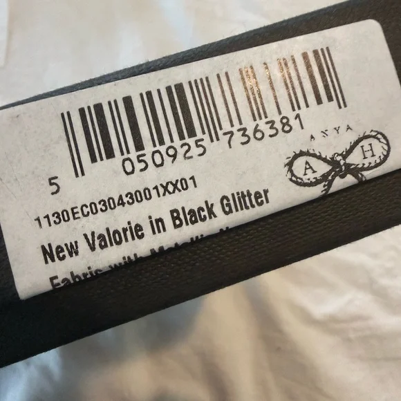 Anya Hindmarch New Valorie Glitter Sparkle Evening Clutch - Black Multi NIB 0604 - Picture 2 of 10